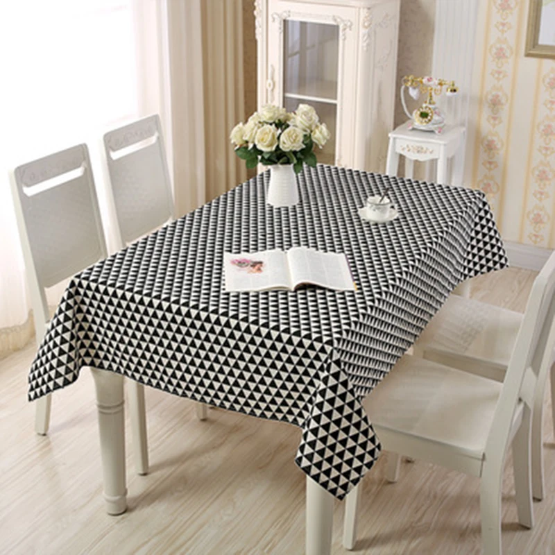 Tablecloth printing color cotton and linen rectangular tablecloth restaurant supplies living room decoration wholesale 2019 | Дом и сад