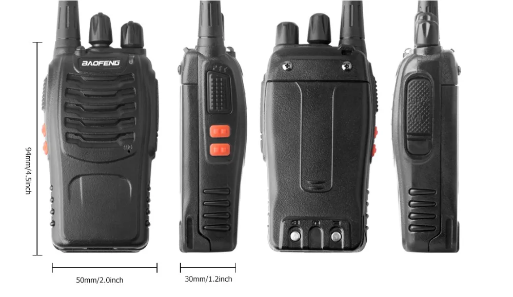 2 шт Baofeng BF-888S портативная рация 16CH bf 888s двухстороннее радио UHF 400-470MHz 2 шт охотничий трансивер с наушником