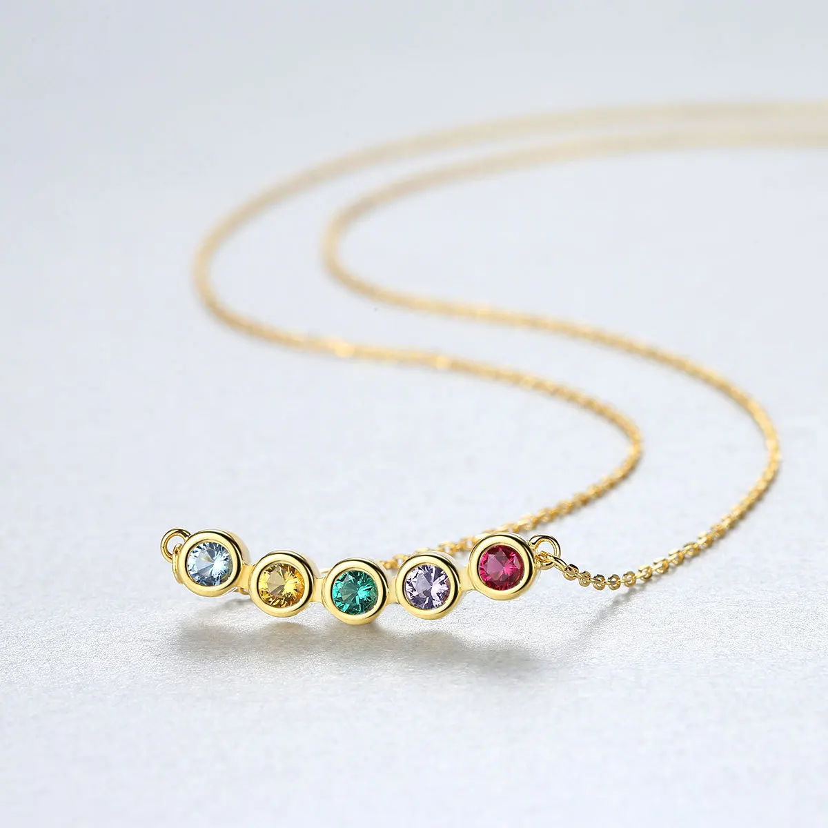 Пять цвет натуральный опал jewelry Подвеска S925 серебро женское ожерелье