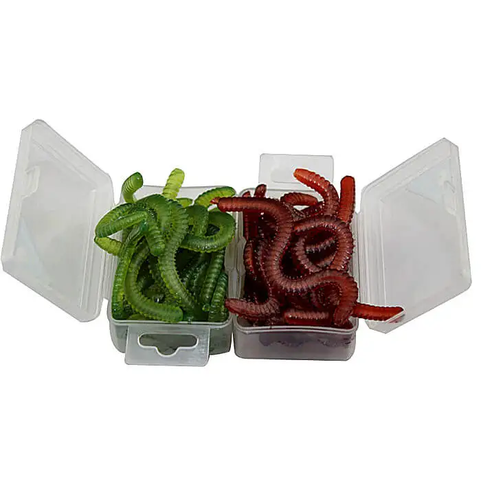 Мягкий дождевой червь 1 коробка рыболовная приманка бионические приманки