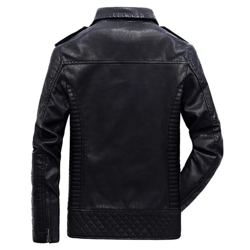 TANGNEST 6XL искусственная кожа куртки 2019 новый бренд мото крутые мужские пальто плюс