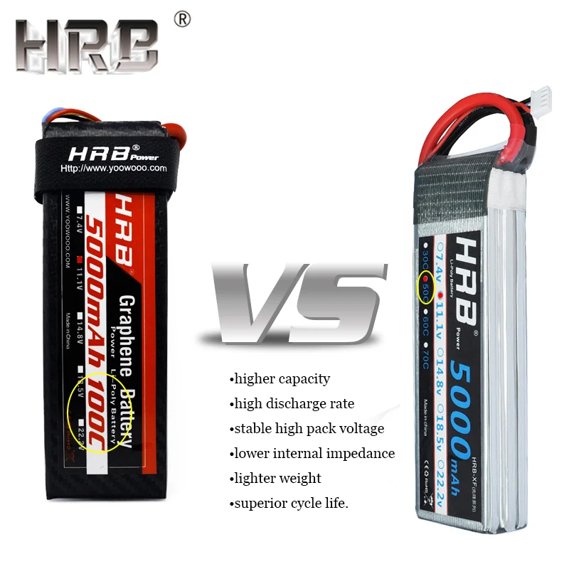 HRB Графен 3S 11,1 V Lipo батарея 5000mah 100C XT90 XT60 Deans EC5 T разъем для Traxxas 4WD автомобилей Лодка гонщик грузовик Bateria RC запчасти