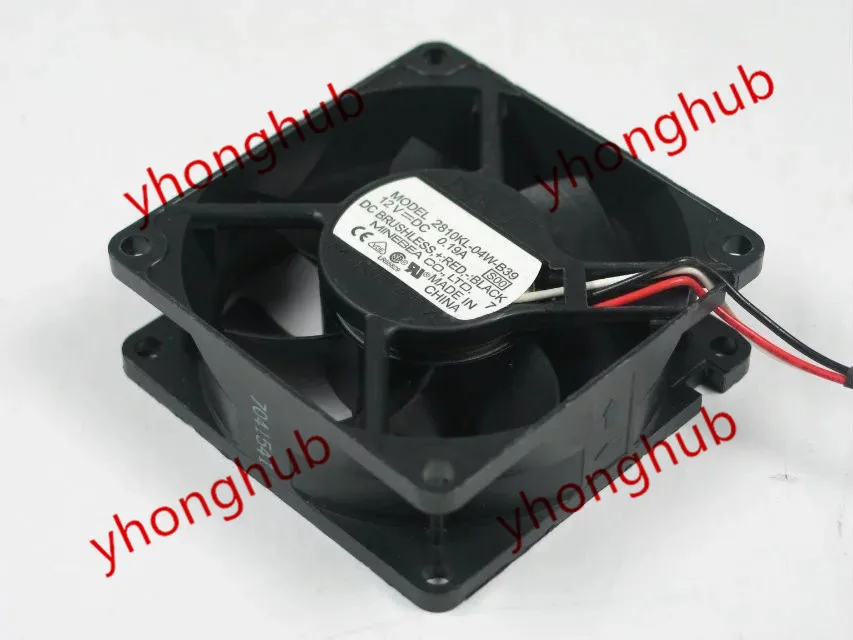 NMB-MAT 2810KL-04W-B39 S00 DC 12V 0.19A 70x70x25 мм вентилятор охлаждения сервера