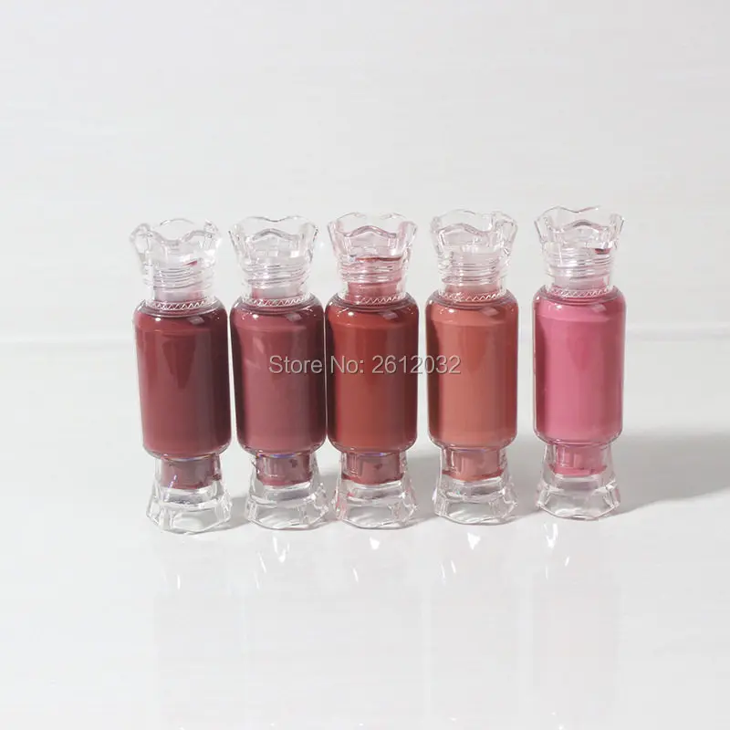 8ml Empty Clear Red Pink Gloss Tubes With Brush Plastic Cute Candy Shape Lip Cosmetic Sample Containers F20171401 | Красота и