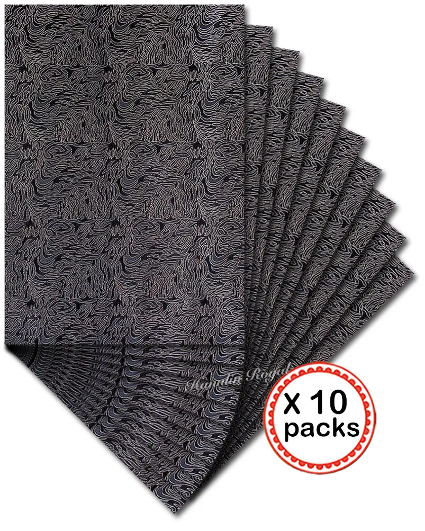 Черный серебристый 10 упаковок 20 шт. африканские юбилейные SEGO Галстуки для волос