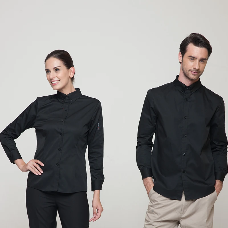 Модная униформа для ресторана отеля женщин официантки классическая блузка