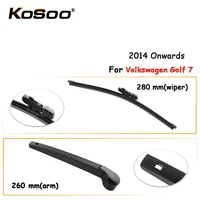 kosoo auto rear window windshield wiper blades arm car wiper blade for volkswagen golf 7280mm 2014 onwardscar accessories