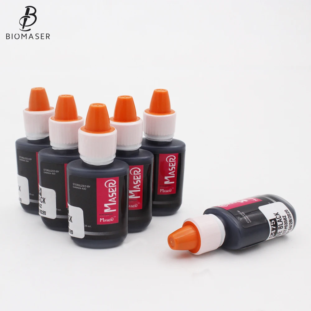 

6PCS Tattoo Ink Permanent Makeup Paint Micro Pigment Cosmetic Encre Tatouage Permanent For Eyebrow Lip Top Selling Colors
