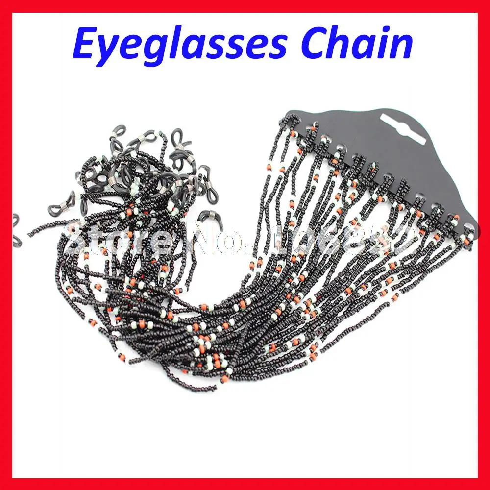 

KMD005 Beaded Pearl Sunglass Reading Glasses Eyeglasses Cord Chain Rope Holder