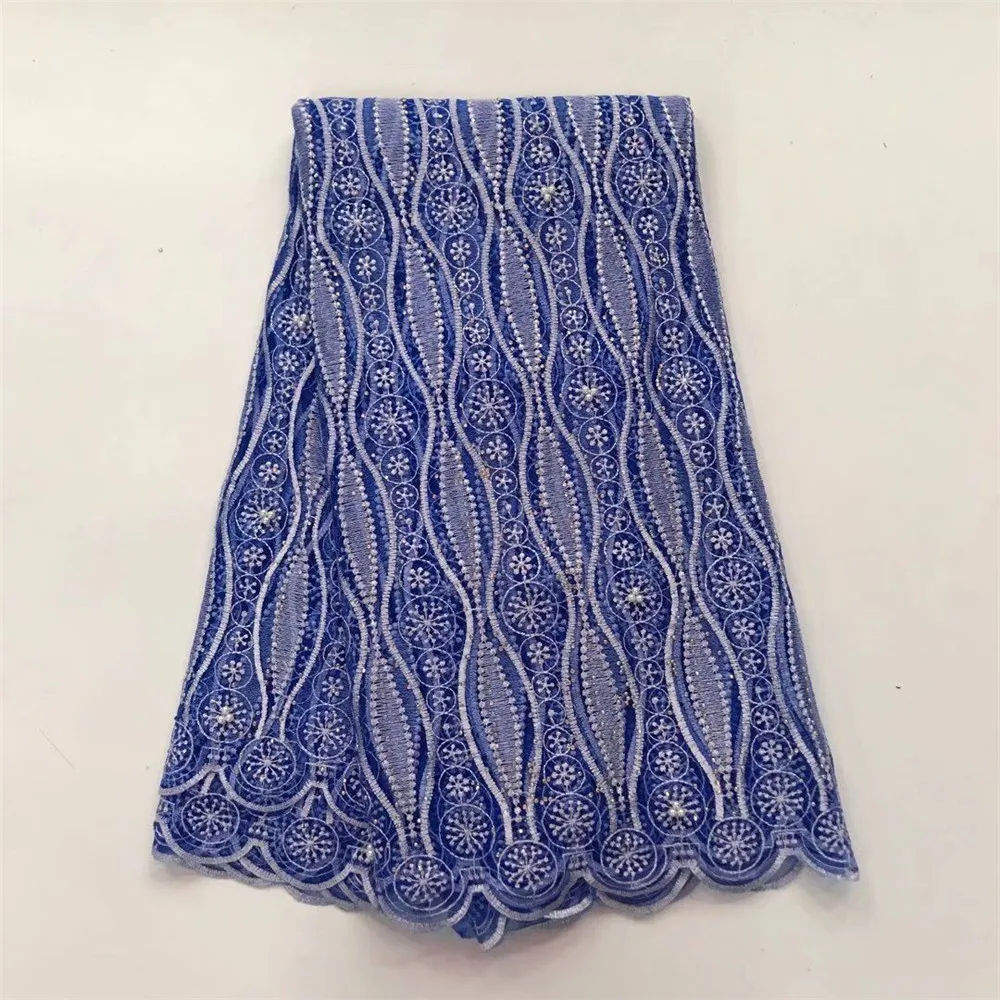 Африканский кружевной ткани 2018 вышитые в нигерийском стиле шнуровка ткань