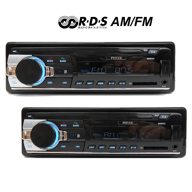 1 Din автомагнитола DAB Авторадио Bluetooth Авто Аудио Стерео RDS AM FM MP3 USB SD Aux-in-dash ISO головное устройство PHYEE SX-MP3520DAB