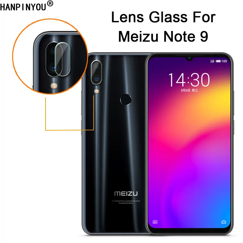 

Защитная пленка из закаленного стекла для Meizu Note 9, прозрачная ультратонкая задняя крышка для объектива камеры 6,2 дюйма