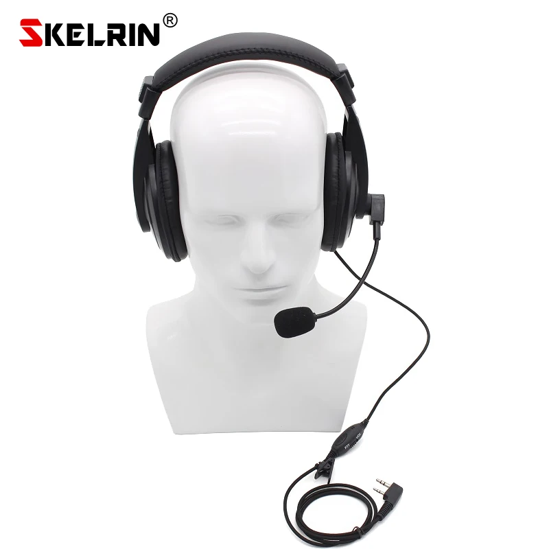 SKELRIN TK-750 VOX PTT Walkie Talkie гарнитура для Kenwood BaoFeng UV-5R UV-82 Retevis H777 RT22 Zstone X6 TYT портативное