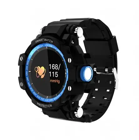 blue GW68 умные спортивные часы, водонепроницаемые смарт-браслет, кровяное давление, пульсометр, фитнес-часы с Bluetooth для IOS Android - Цвет: blue