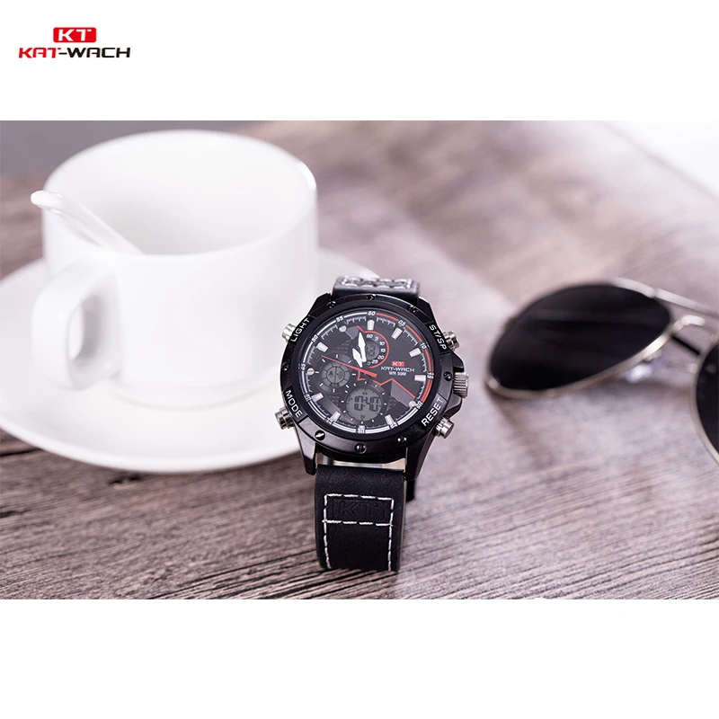 KAT WACH Relogio Masculino мужские часы Лидирующий бренд роскошные военные спортивные