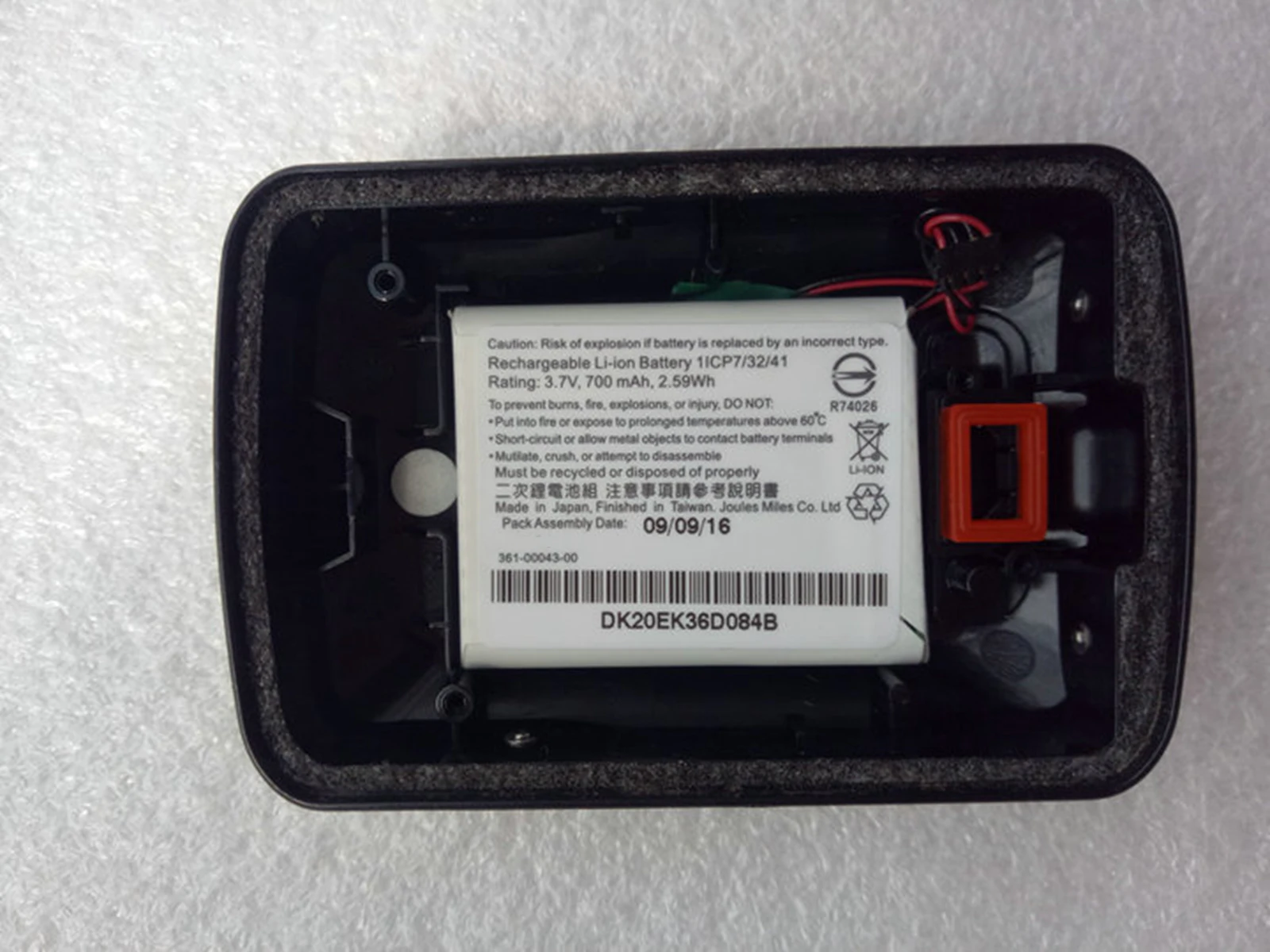 Задняя крышка с батареей для Garmin Edge 820 запчасти велосипедного компьютера задняя