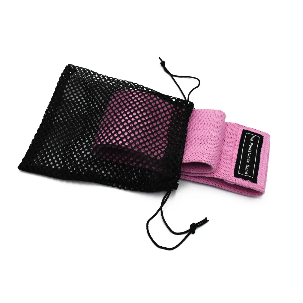 Pink 76x8cm Новая прочная хип кольцевая полоса Йога противоскользящая спортивная резиновая лента упражнения плетеная эластичная лента подтяжка бедра - Цвет: Pink 76x8cm
