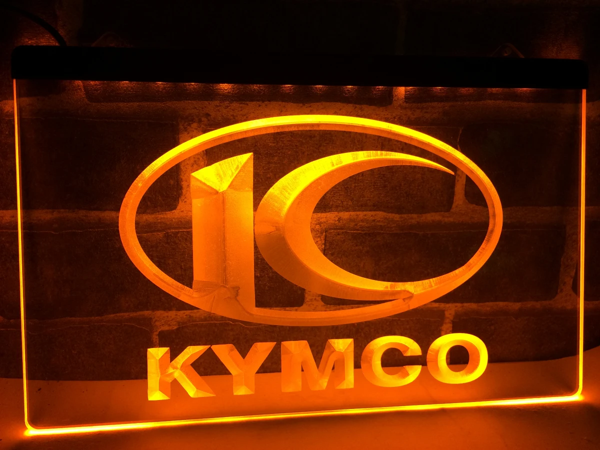 LG171 Kymco светодиодный неоновый светильник знак подвесной для домашнего