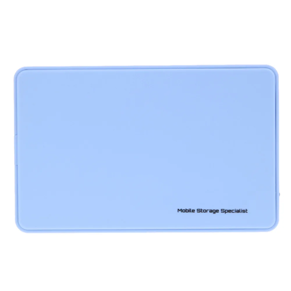 Чехол для жесткого диска 2 5 дюйма USB 3 0 SATA Внешний чехол Синий с usb кабелем|hdd box|hard