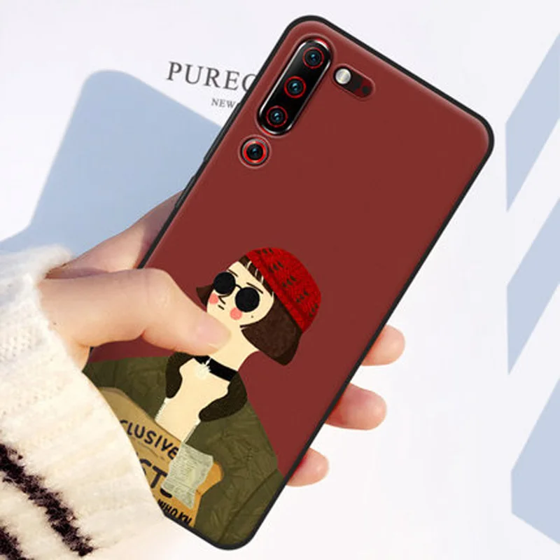 Чехол для Lenovo Z6 pro L78051 мягкий силиконовый чехол с рисунком из мультфильма Леон