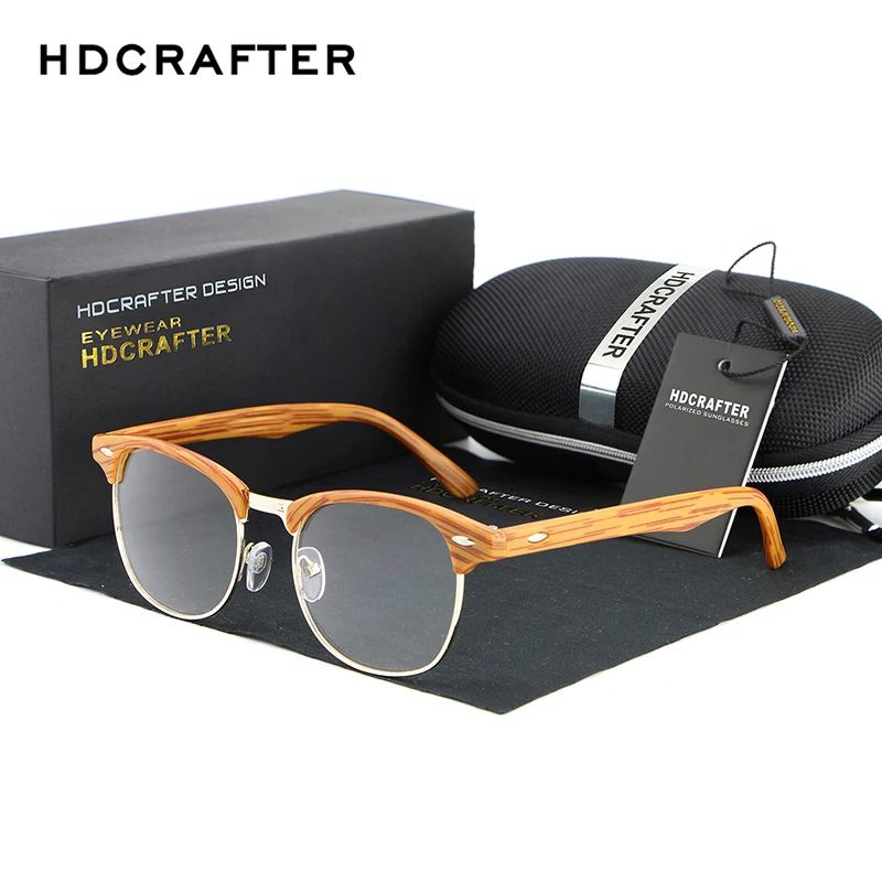 Очки для чтения HDCRAFTER полукруглые брендовые дизайнерские оправы с прозрачными