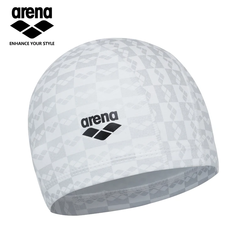 Arena силиконовая шапочка для плавания с принтом s длинных волос водонепроницаемая
