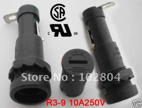 Держатель предохранителя для 6x30 мм 1000 шт. в партии R3-9 10А 250В | Строительство и