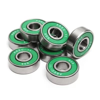 mayitr random color 8pcsset 608 abec 11 skate roller inline scooter bearings green shields 8x22x7mm