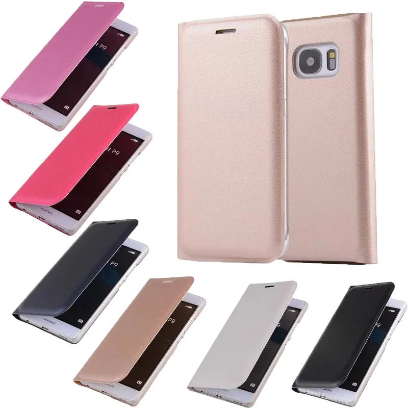 Чехол книжка с бумажником для Samsung Galaxy S6 / S6edge S7/S7edge чехол из искусственной кожи Edge