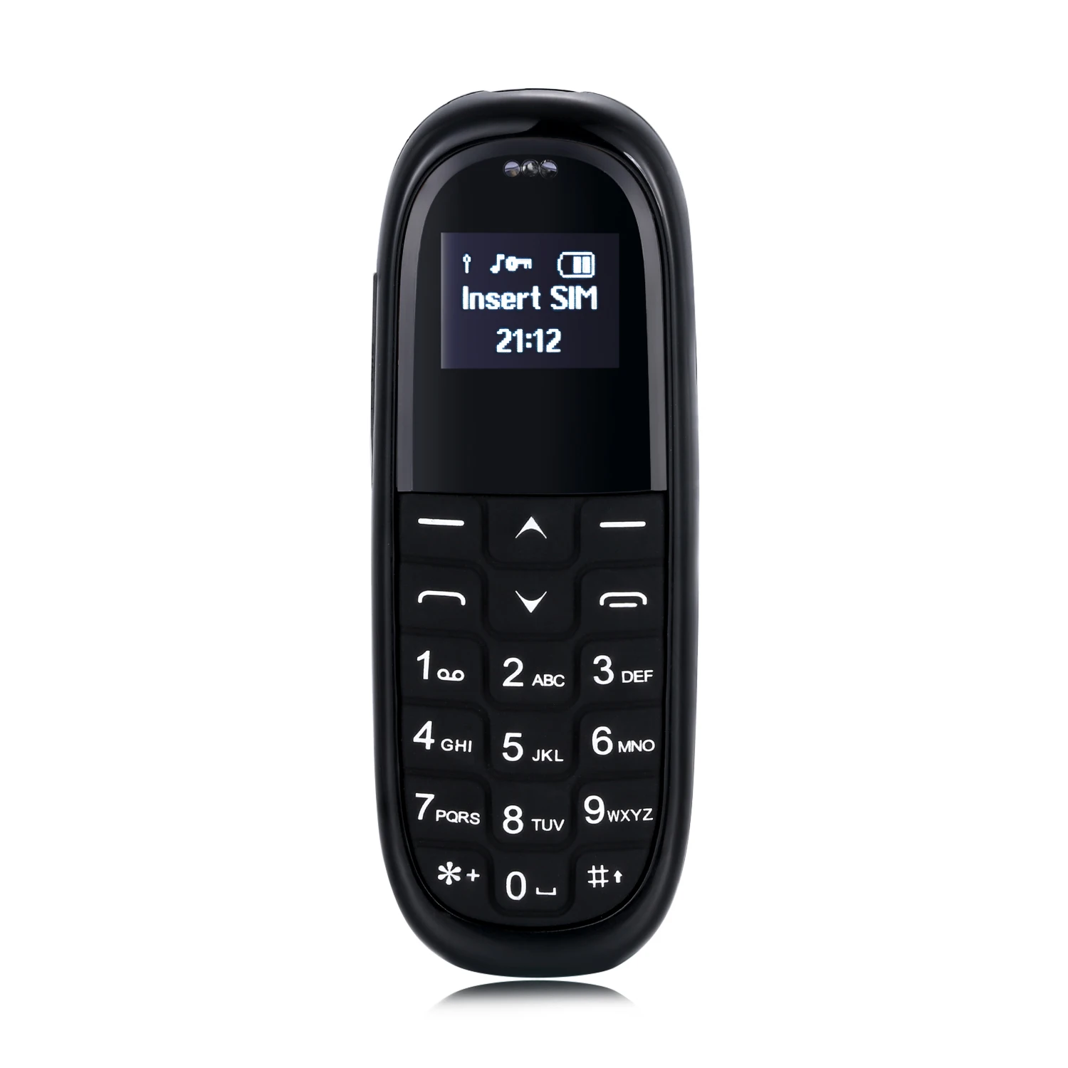 Подарок! AEKU KK1 bluetooth мини мобильный телефон bluetooth Dialer 0,66 ''волшебный голосовой сменный мобильный телефон PK GT Gtstar BM50 BM70