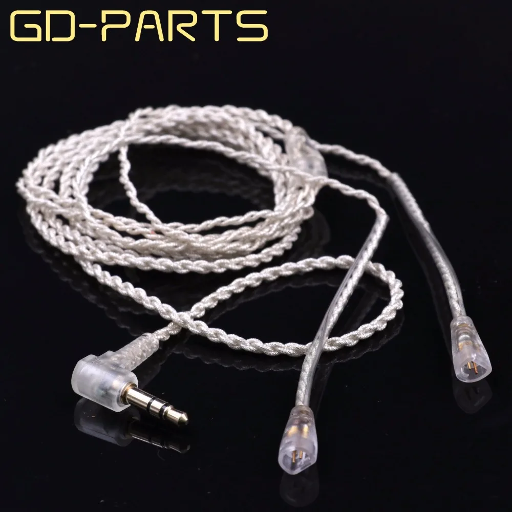 

GD-PARTS 1.2M Silver Plated OCC Headphone Cable Headset Earphone Upgrade Wire for IE8 IE80 IE8I ER80 Replace DIY