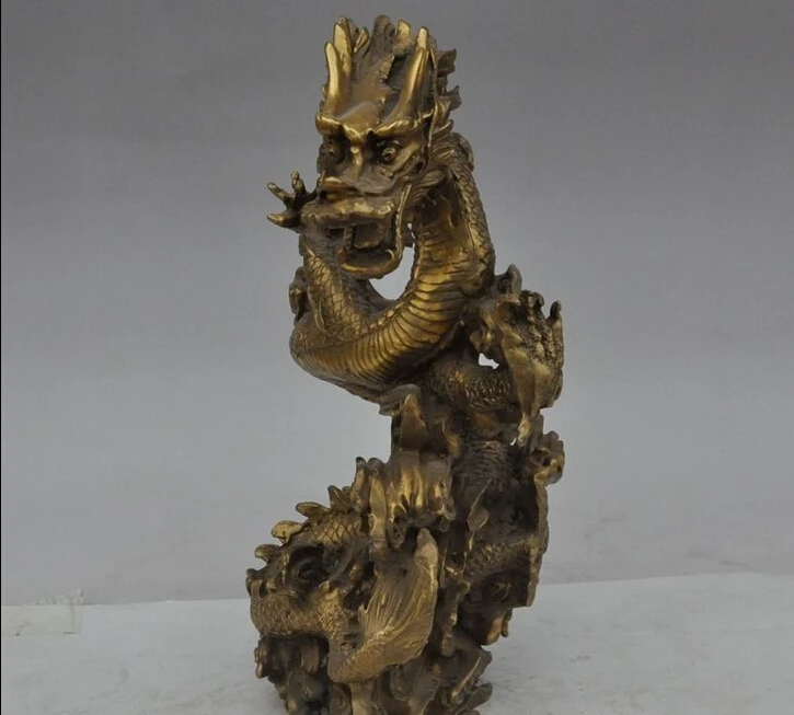 Латунная Статуэтка фэн шуй фольклорное китайское украшение талисман миф муха