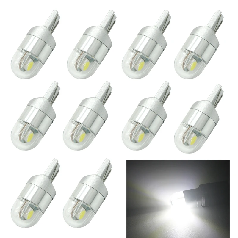 10 шт. T10 3030 2SMD светодиодный W5W Автомобильные лампы инструмент огни 168 194 зазор