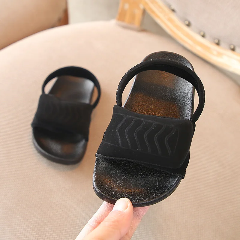 Сандалии Детские с наклейками Простые Модные босоножки для мальчиков и девочек