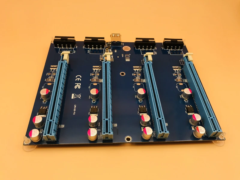 Расширительный комплект PCI E 1x Express с 1 по 4 портами коммутатор мультипликатор