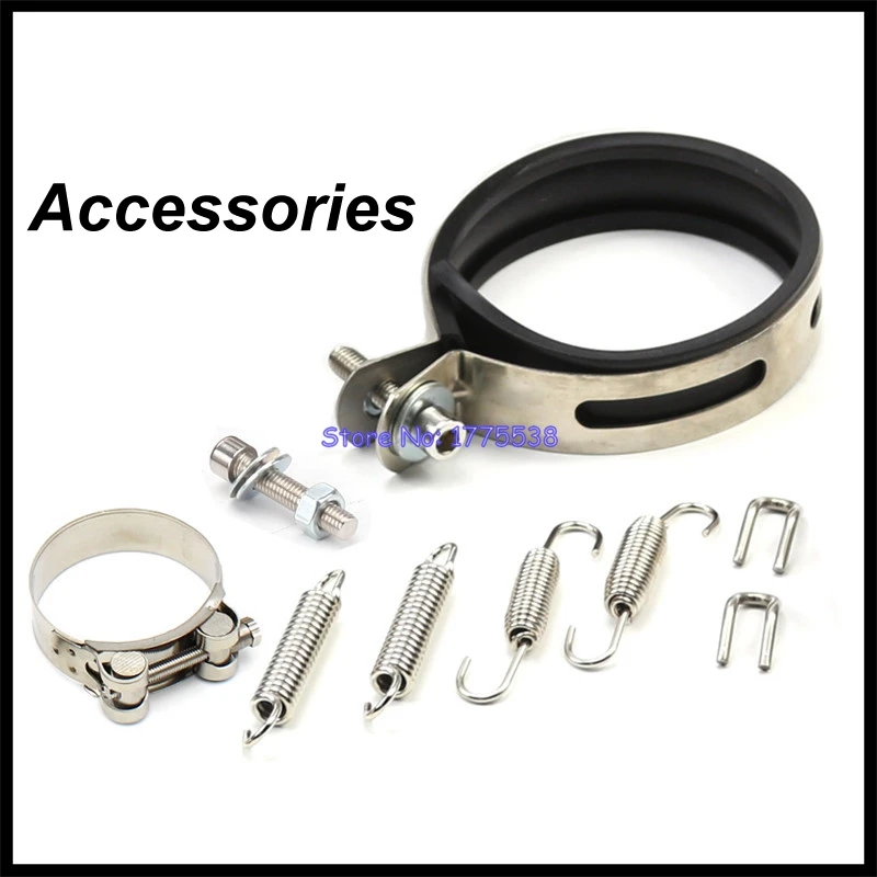

ID:60mm Motorcycle GP Exhaust Muffler Link Pipe Connector for Aprilia RSV4 Motorbike Exhaust Muffler Escape Sticker Available
