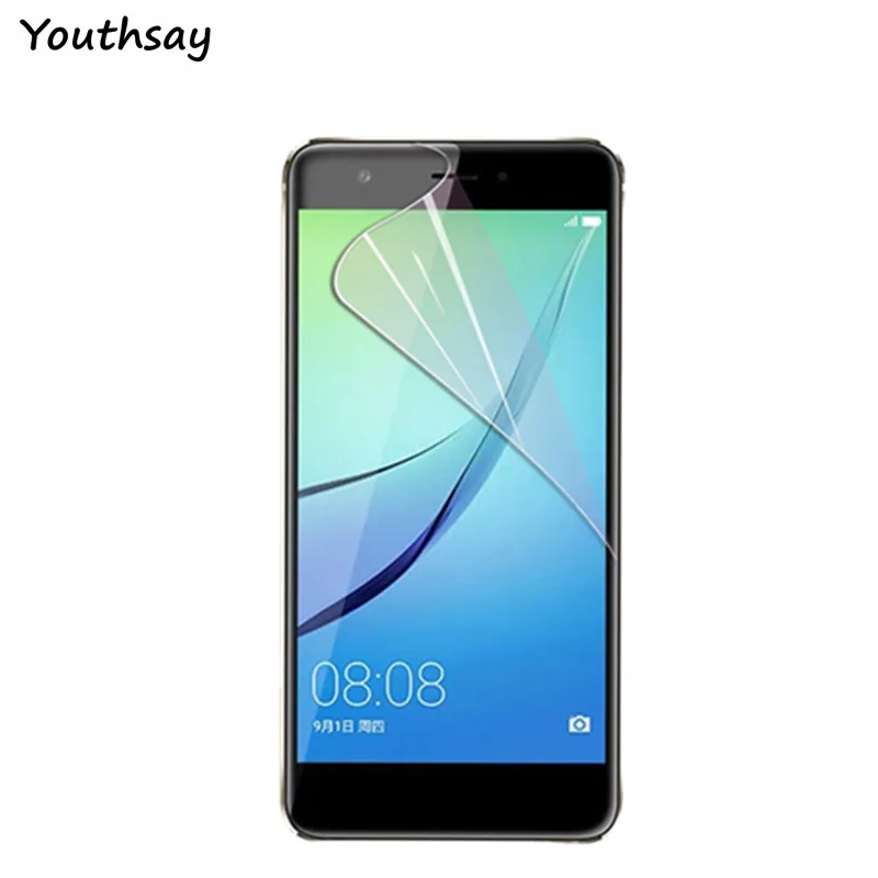 Пленка из мягкого ТПУ для Huawei y6 ii защита экрана стекло полное нано пленка