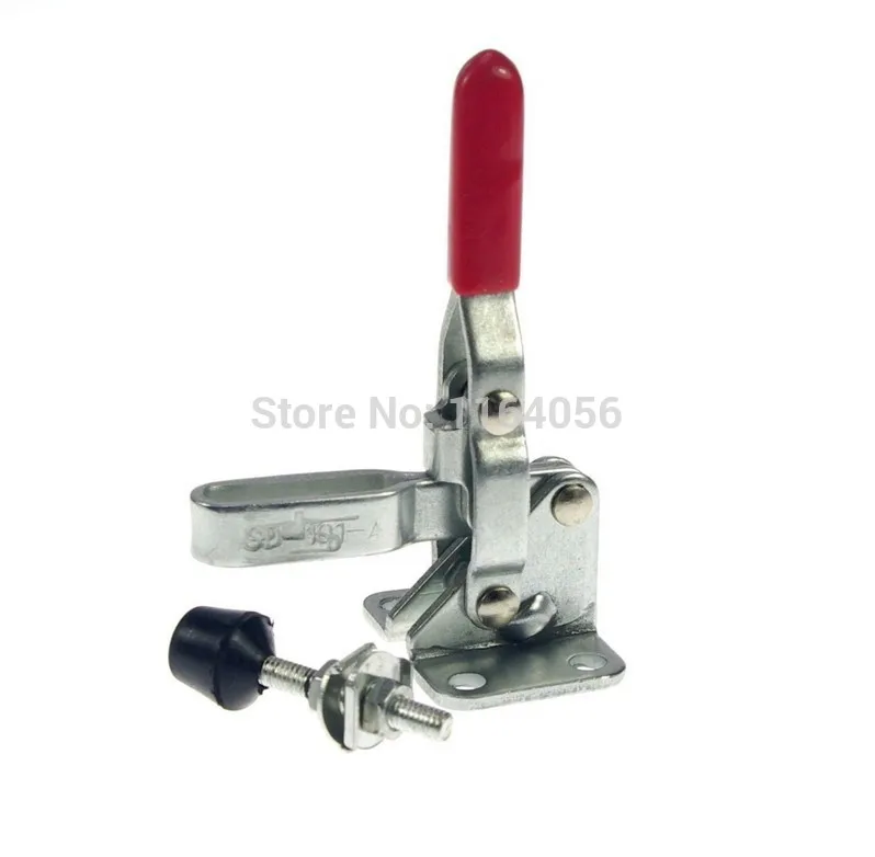 Быстросъемный вертикальный рычажный зажим с фланцевым основанием