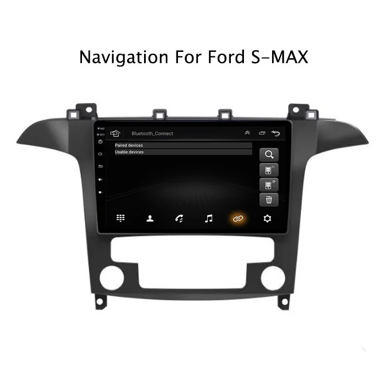 NAVITOPIA 9 дюймов 4G LTE wifi головное устройство для Ford S Max 2007 2008 2009 Android 6 0 2G + 32G