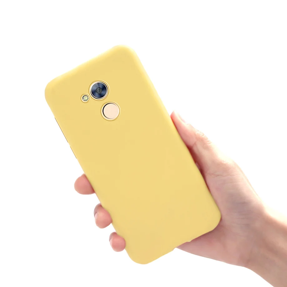 Чехол для телефона Honor 6A DLI-TL20 силиконовый мягкий матовый однотонный чехол