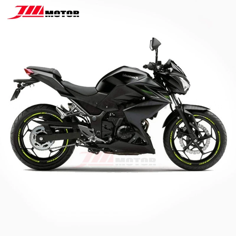 

12PCS 17" Z250 Logo Motorcycle 3M Reflective Wheel Edge Outer Rim Stripe Decal Wheel Rim Stickers For Kawasaki Z250 Z 250
