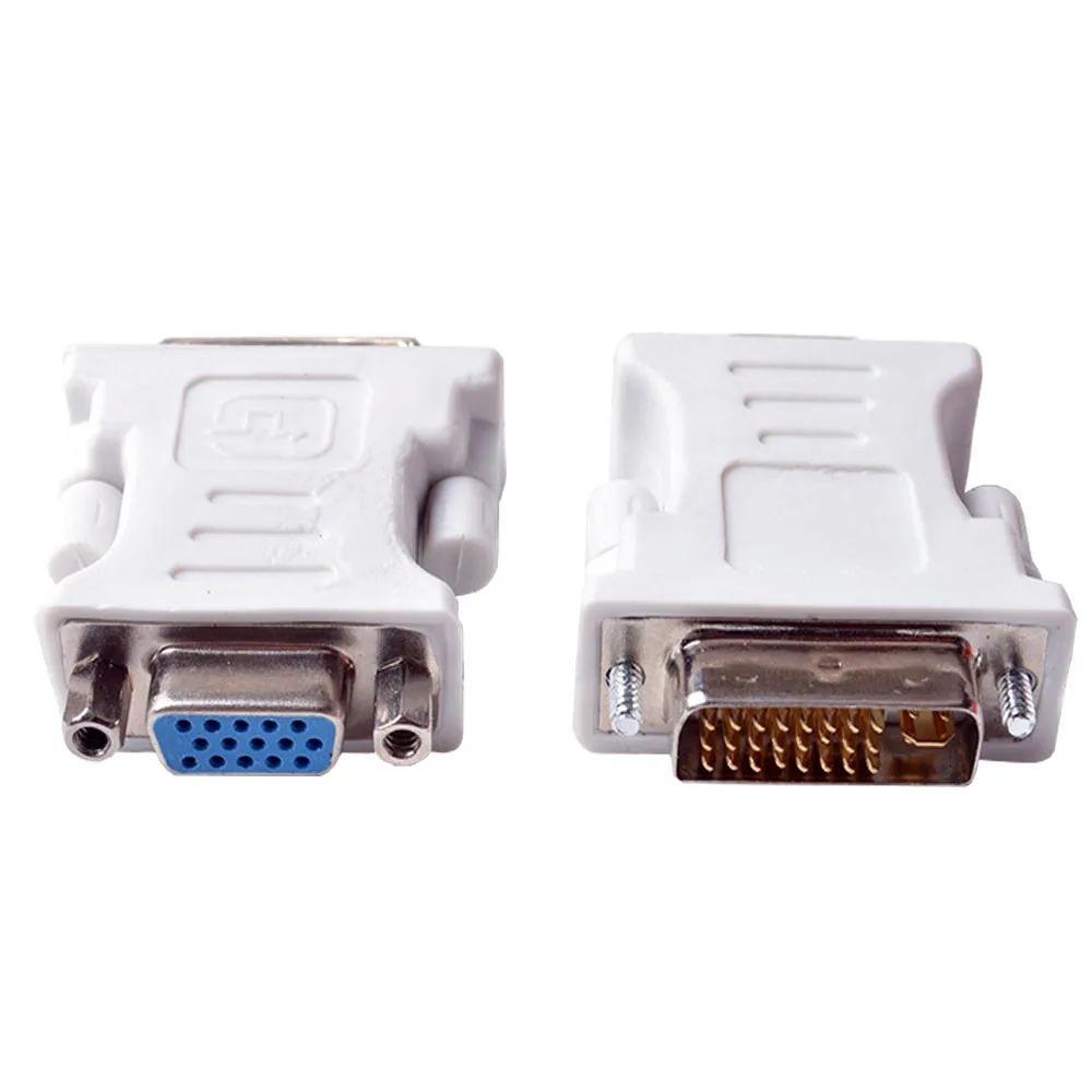Компьютер DVI 24 + 5 Мужской До 15 Pin VGA Женский Конвертер Адаптер Разъем Для HDTV DVD