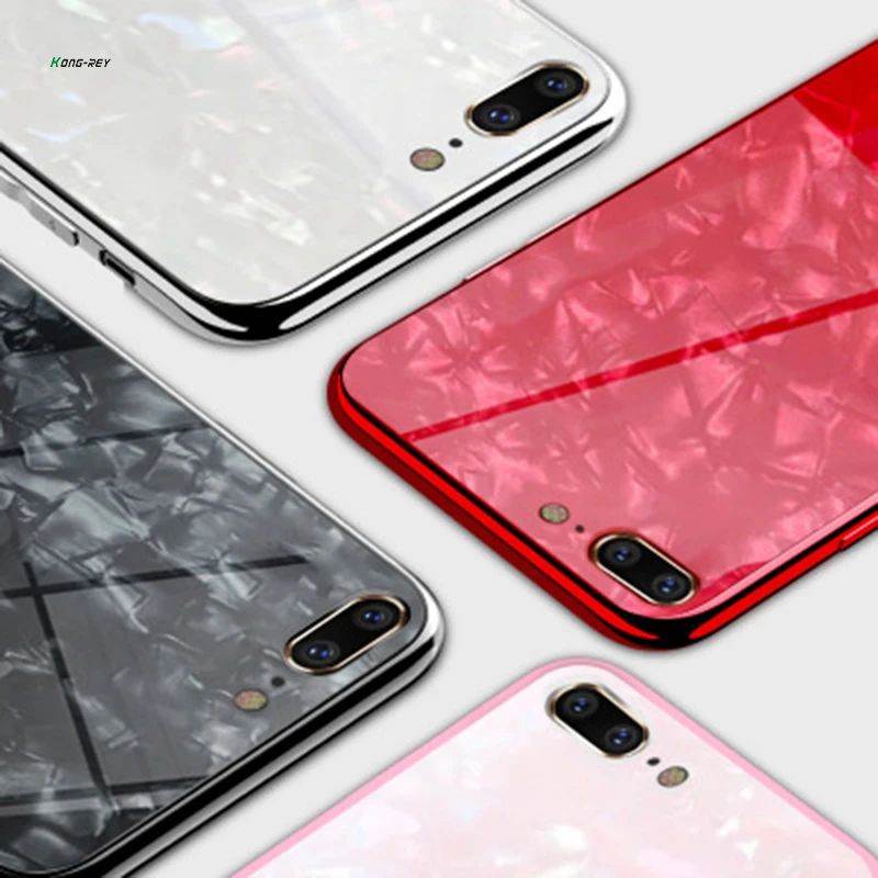 Для Iphone X 8 plus 7 6s 6 стеклянная оболочка мобильный мягкий чехол для телефона TPU +