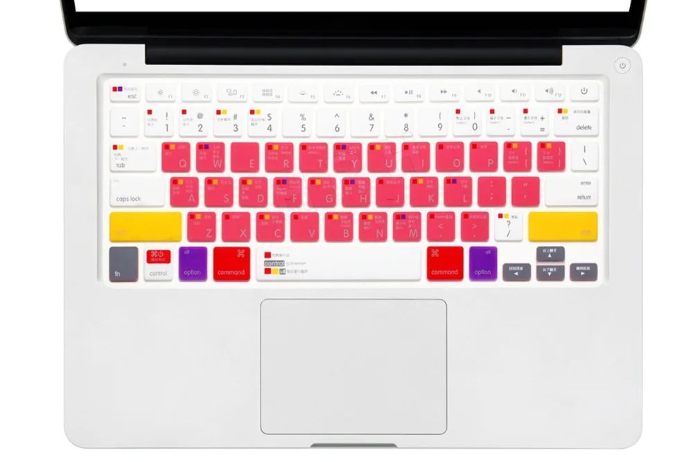 Новая китайская функциональная клавишная клавиатура защита кожи для Mac OS X