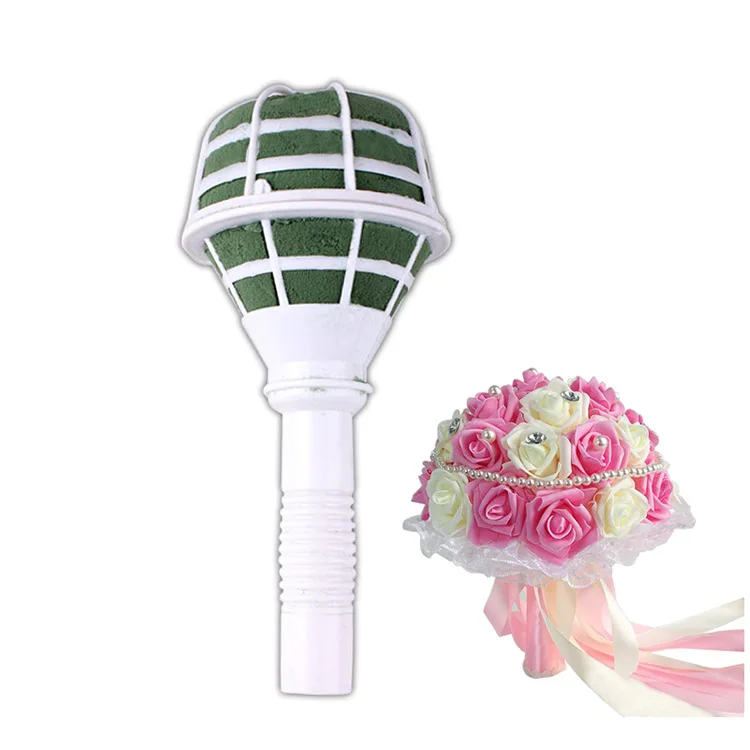 Свадебное украшение для невесты искусственное Цветочная ручка из пенопласта