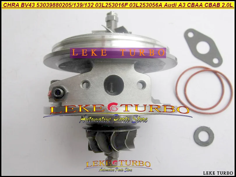 Турбокартридж CHRA BV43 53039880205 53039880139 53039880132 03L253056A 03L253019J 03L253019T 03L253016F для Audi A3 CBAA