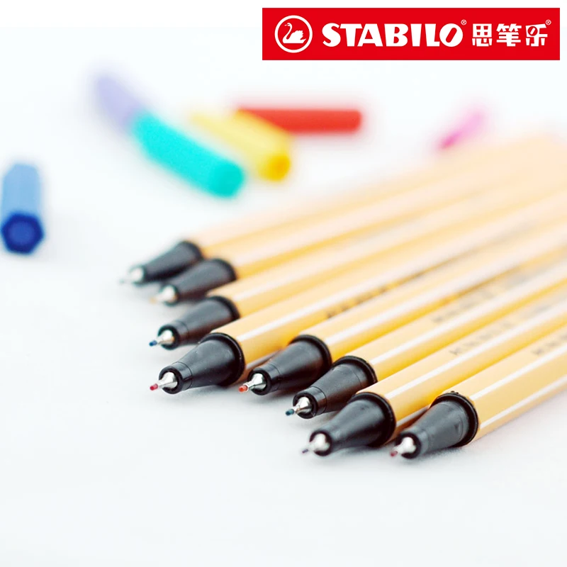 Немецкая Гелевая Ручка STABILO 88 гелевых ручек набор для рисования 10/20 шт. |