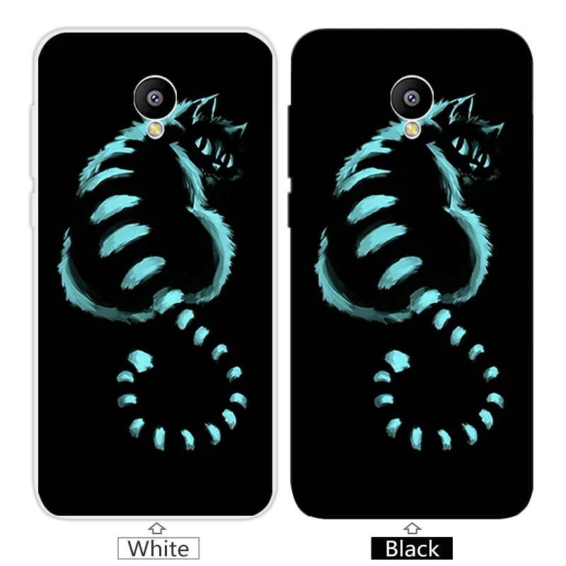 for Meizu M2 Mini / Meilan Phone Cases Soft Silicone Transparent TPU Back Black Matte Brick Road Coque |