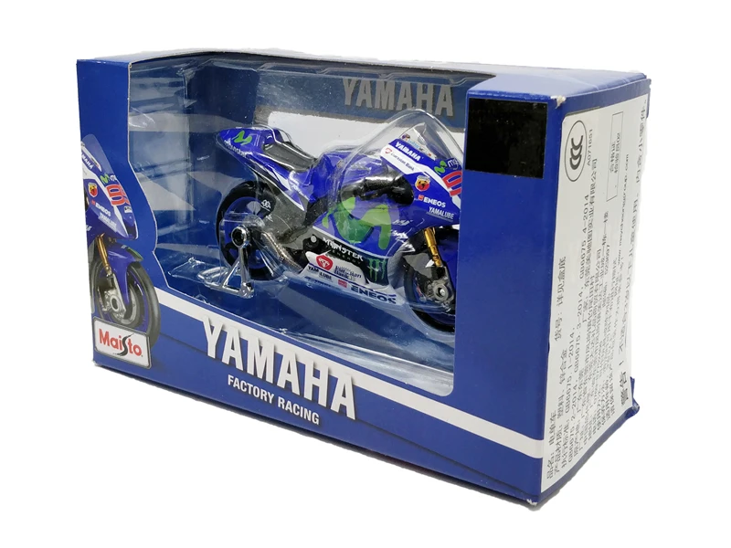 Maisto 1:18 Yamaha YZR-M1#99 Лоренцо литья под давлением модель мотогонок