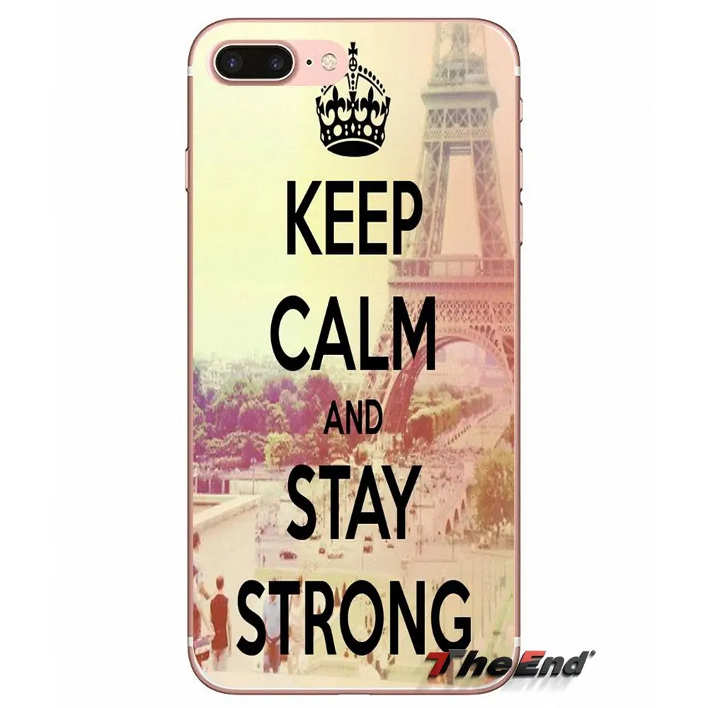 Силиконовый чехол для Xiaomi Redmi 4 3 3S Pro Mi3 Mi4 Mi4i Mi4C Mi5 Mi5S Mi Max Note 2 Keep Calm And Stay Strong |